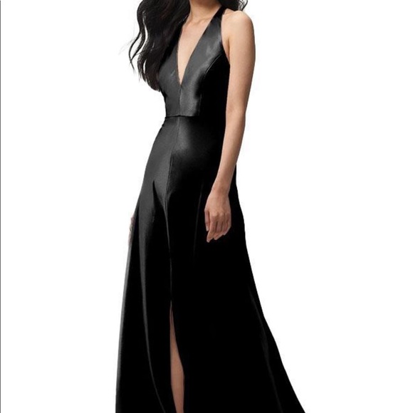 jenny yoo black bridesmaid dress